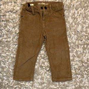 baby Gap slim corduroy pants